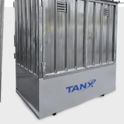 TF Box Lamiera Zincata Chiuso Demo Serbatoi per Box serbatoi TANX - ItalTanx
